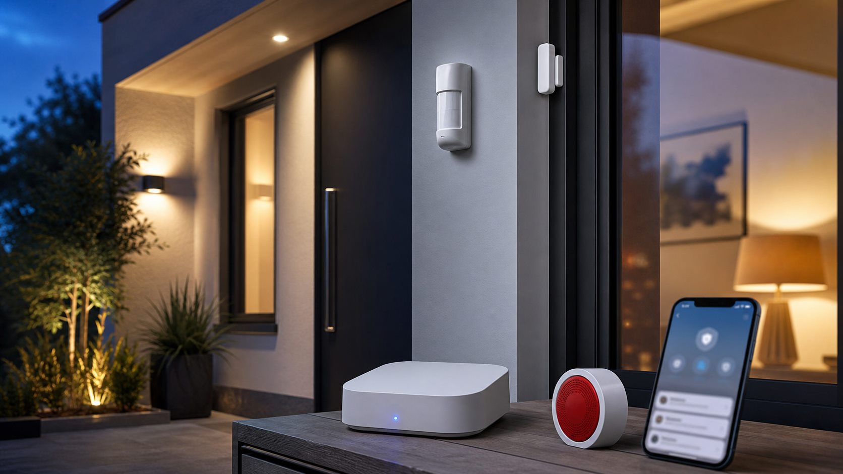 Alarma sin cuotas para casa con sensores y aviso al móvil