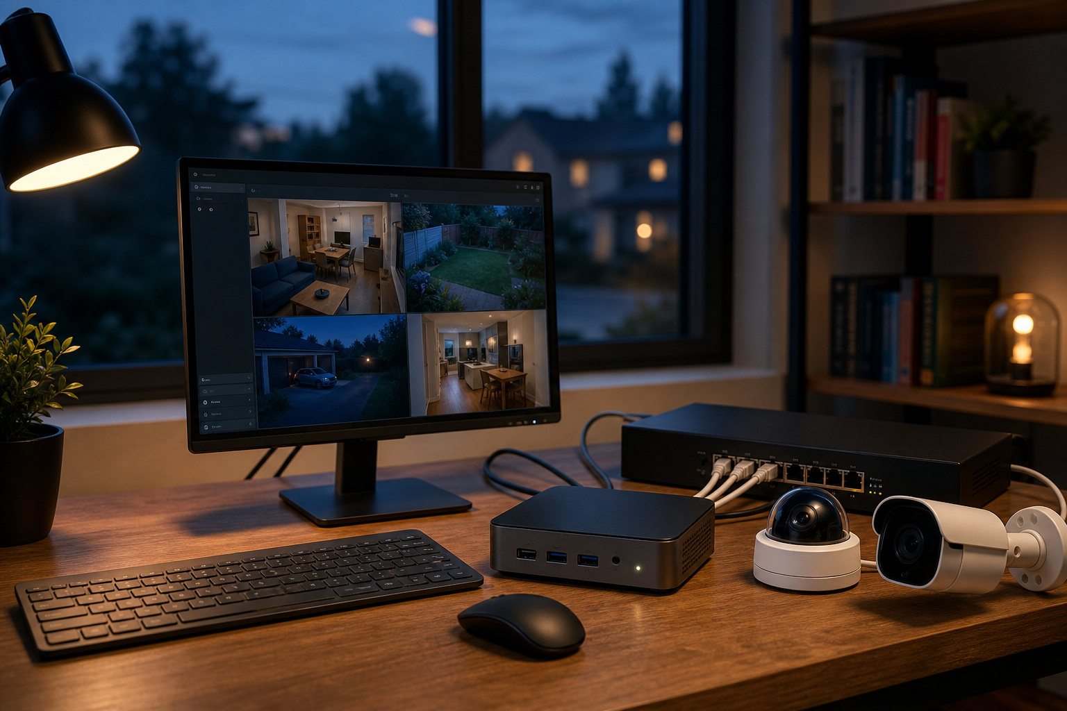 Sistema de videovigilancia con cámaras IP, servidor Linux y software libre